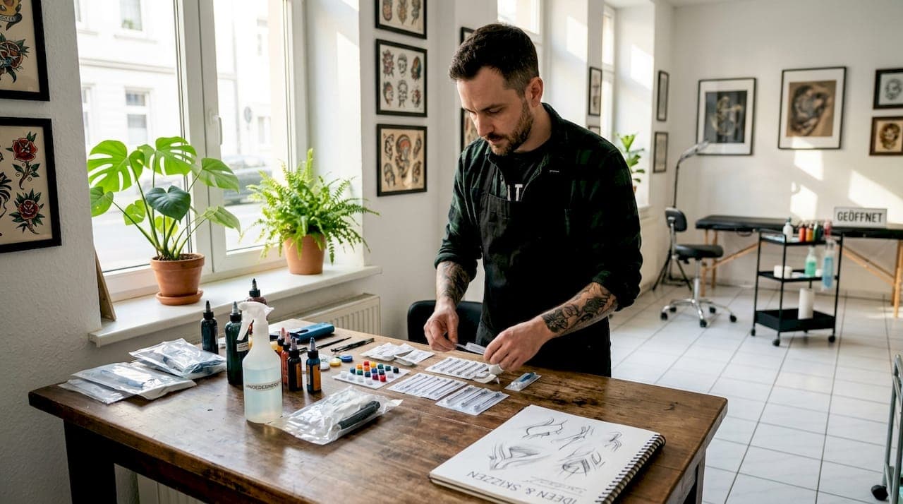 Effizienter Tattoo Studio Workflow für individuelle Kunstwerke