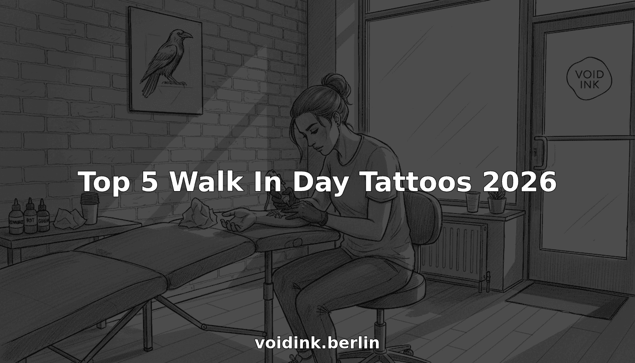 Top 5 Walk In Day Tattoos 2026
