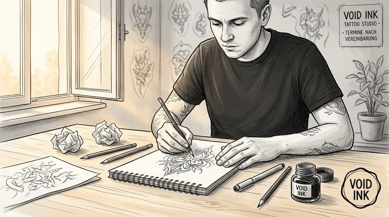 So erstellst Du ein kunstvolles Tattoo Design: Guide