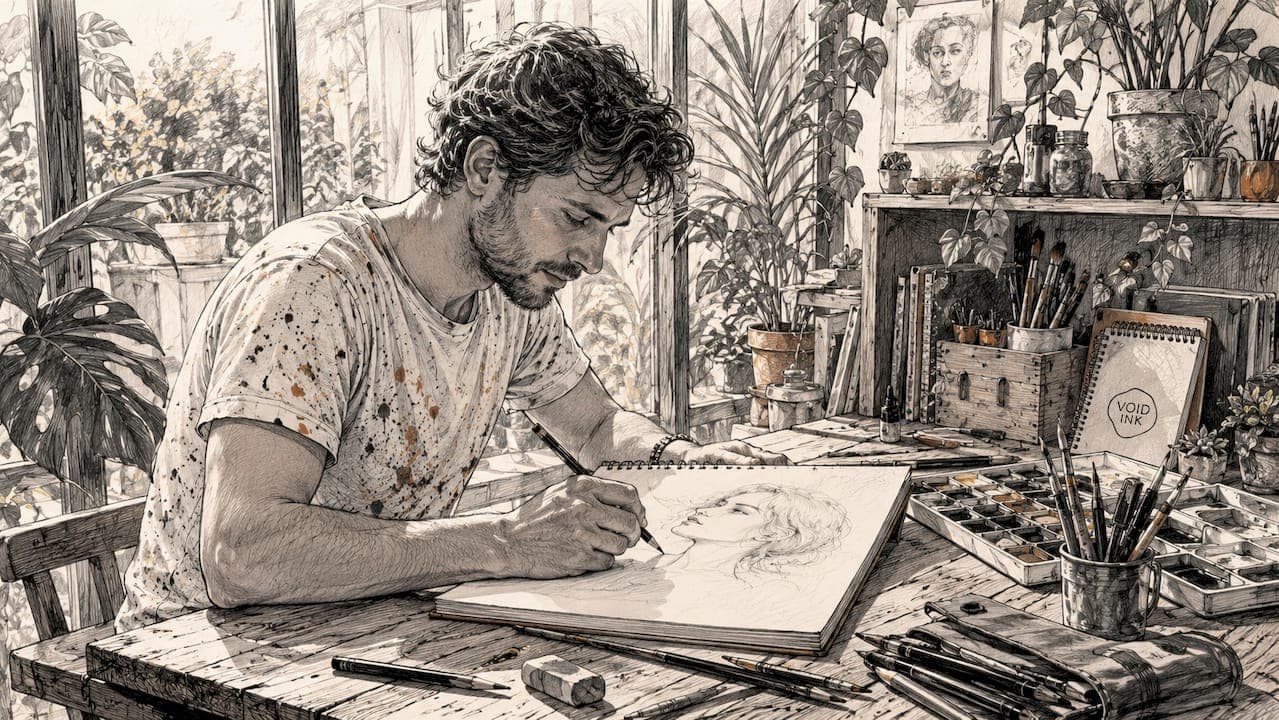 Wie entstehen realistische Portraits: Schritt für Schritt