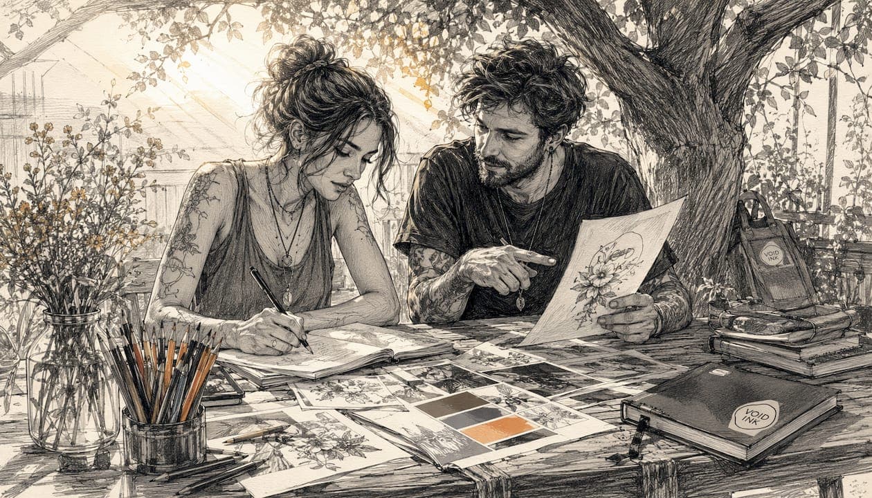 Tattoo-Inspiration für Paare: 25 Ideen & Planungsguide
