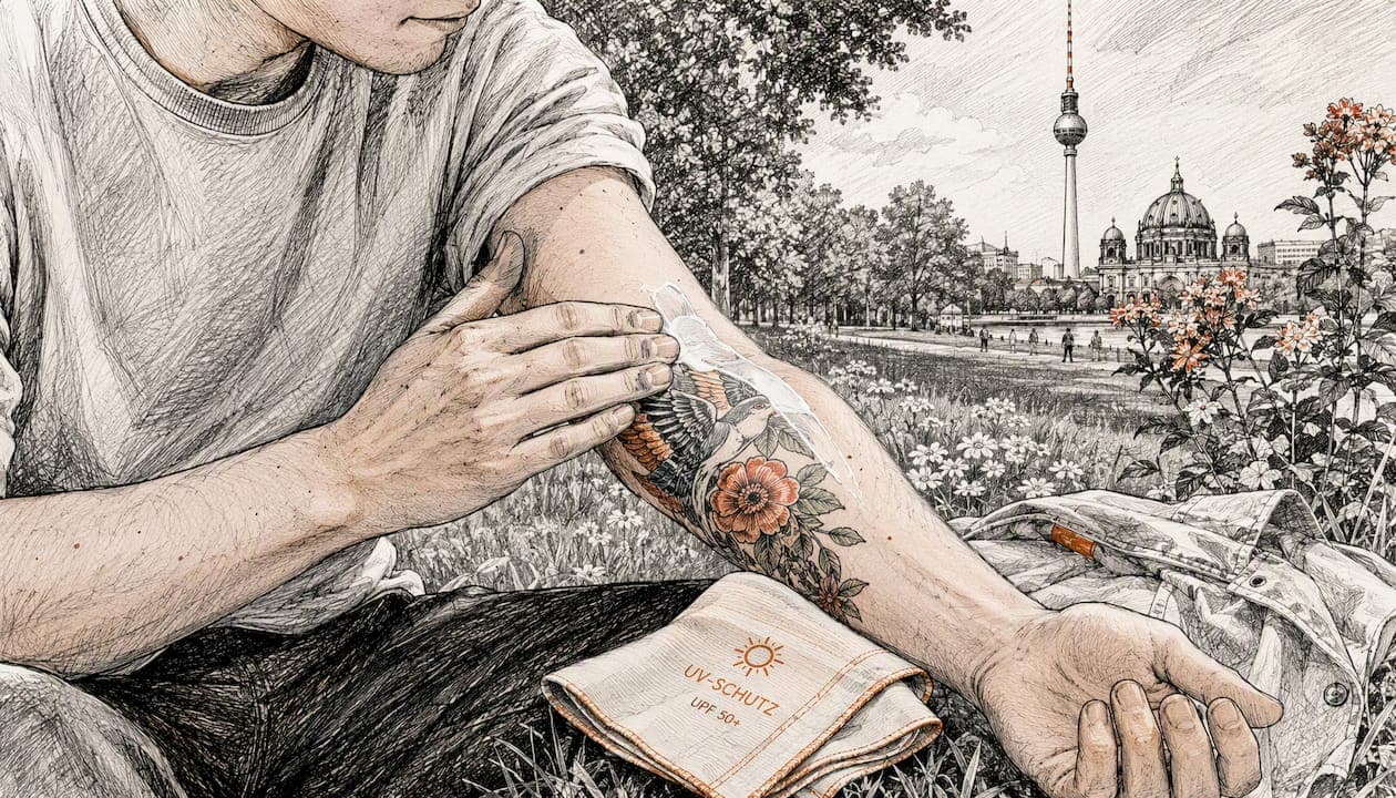 Tattoo vor der Sonne schützen: Der Praxisleitfaden
