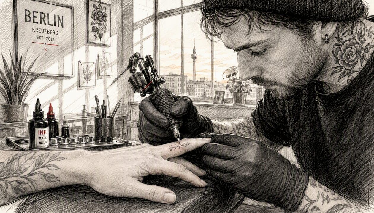 Finger Tattoo Fineline: Inspiration, Haltbarkeit & Pflege