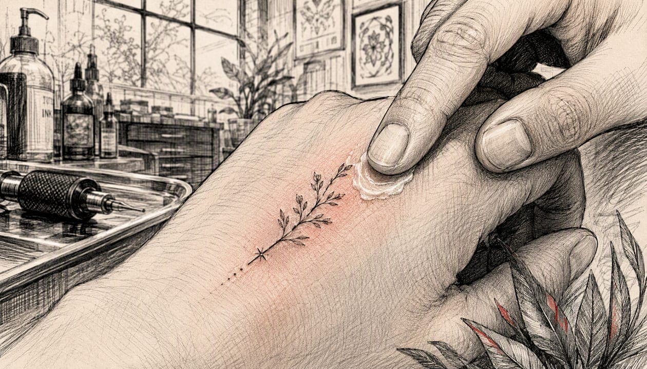 Fineline Hand Tattoo: Haltbarkeit, Pflege und realistische Erwartungen
