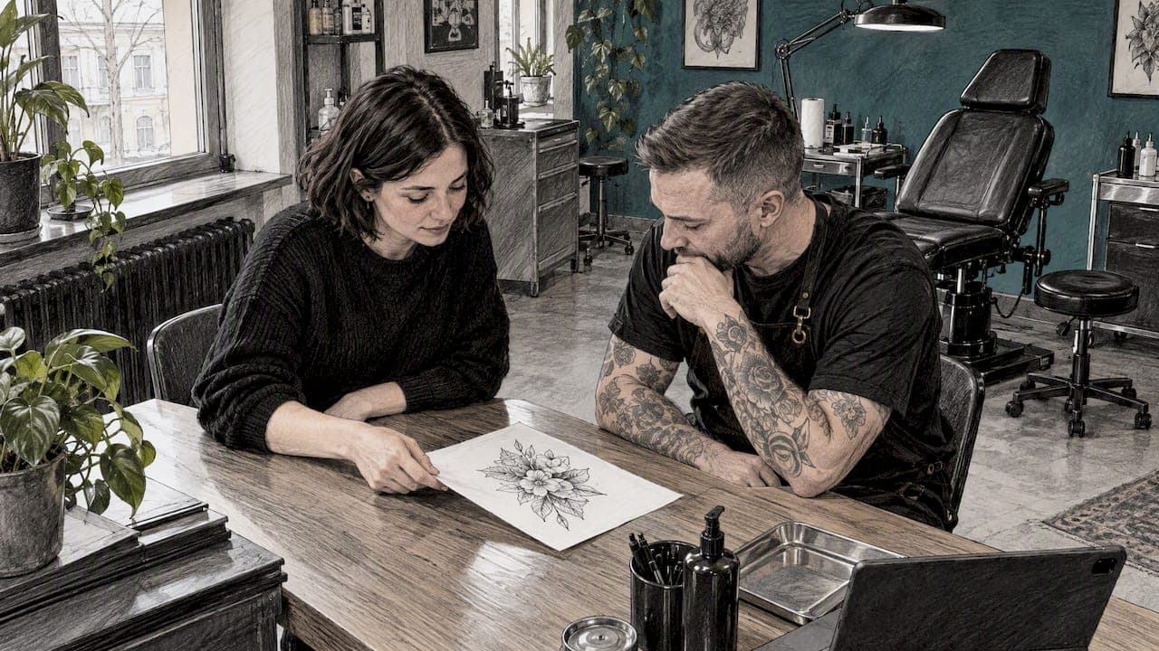 Vorlage mitbringen Tattoo: Was Sie zum Termin wissen müssen