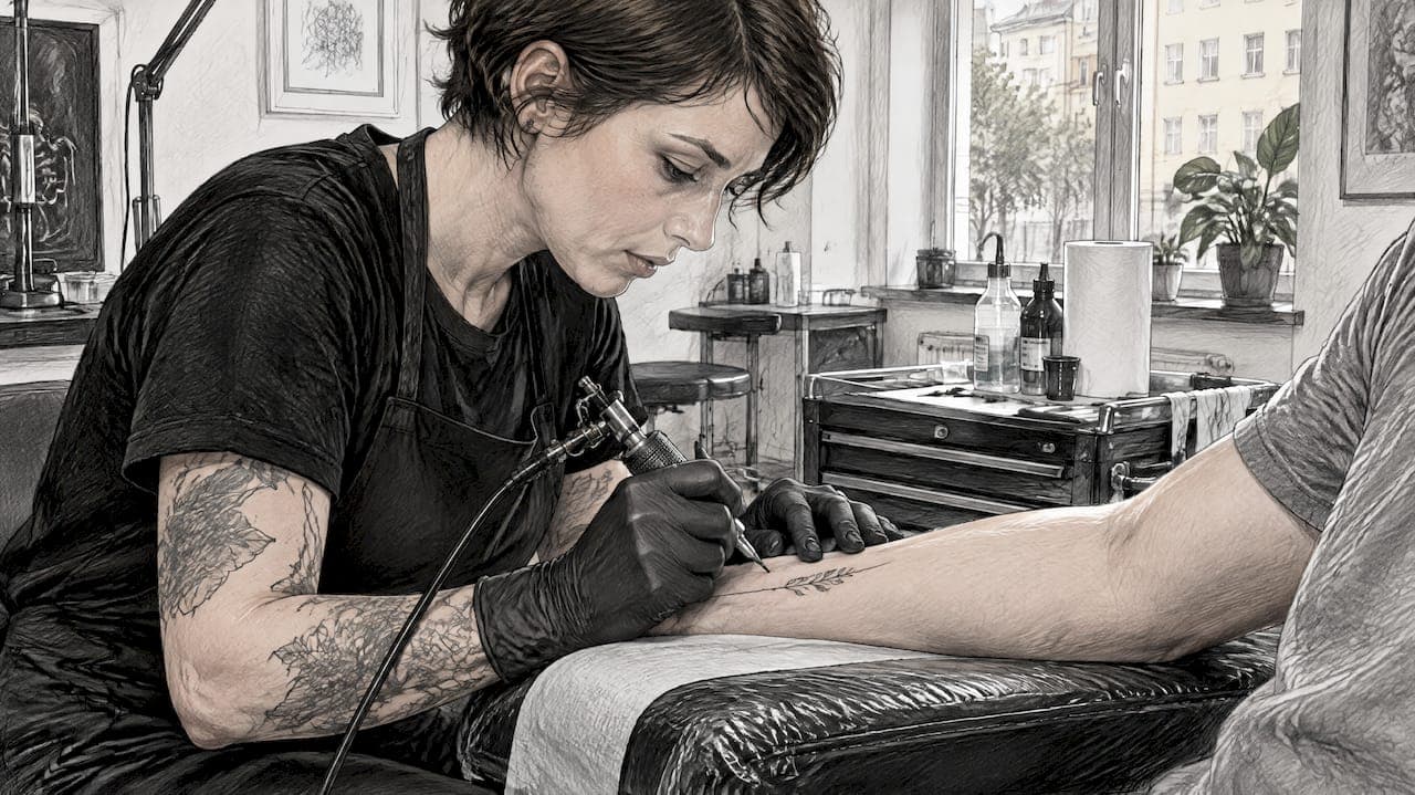 Single Needle Tattoo: Technik, Pflege und die passenden Motive
