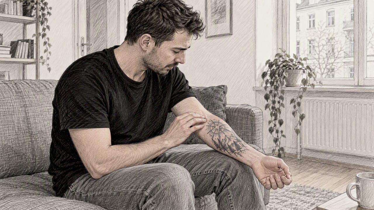 Tattoo juckt: Ursachen, Soforthilfe und wann du zum Arzt musst